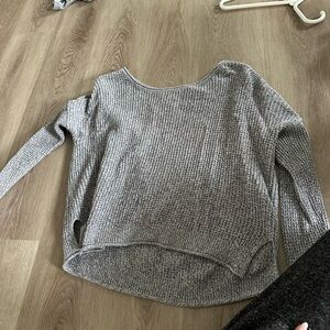 Gray Knit Sweater